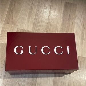 Gucci Burgundy Box with White Logo